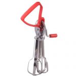 Manual Hand Beater & Egg Whisk - Silver