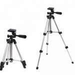 WT3110A - Portable Mobile Phone Tripod Stand - Silver