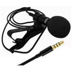 Mic / Microphone For Youtube Recording, Collar Mic For Pc / Color-Black