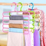 Multifunctional Hangers With 5 Layers Magic | Multilayer Trousers Hangers Hanger