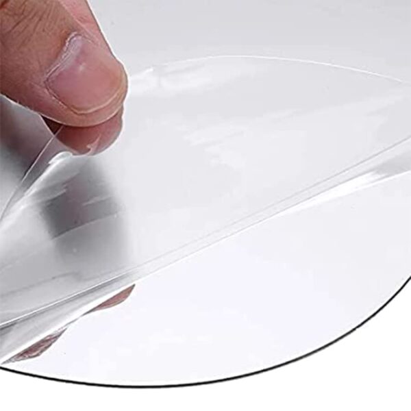 Oval Acrylic Mirror Wall Stickers Hd Acrylic Waterproof Self-adhesive Wallpaper For Home Wall Decoration  200mm x 300mm - Image 2