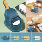 2-in-1 Dumpling Wrapper Tool Food Grade Manual Dumpling Wrapper Mold Labor-Saving Baking Pastry Home Kitchen Gadget (Random Color) (without box)