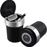 Zehnsle Ashtray Car Compass Ashtray Car With Led Ashtray Car With Ashtray Ashtray Car Part Ash Holder for Smokers