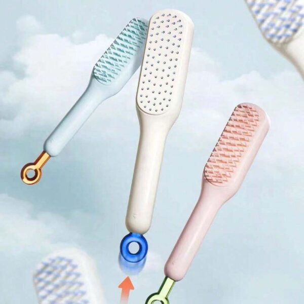 Self cleaning hair comb (random color) - Image 4