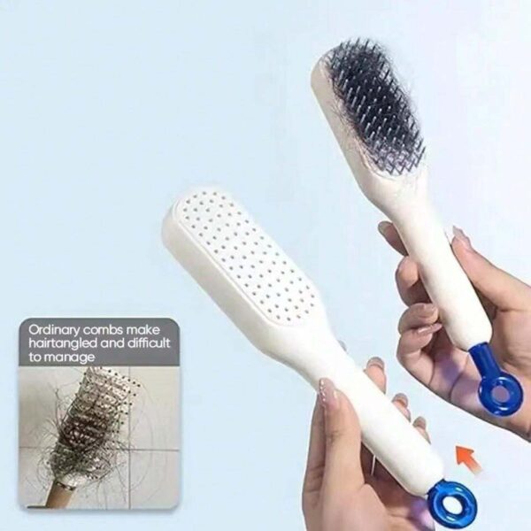 Self cleaning hair comb (random color) - Image 8