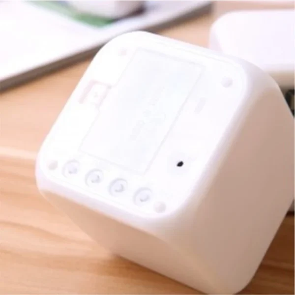 Alarm Clock Sublimation LED Digital Clock 7 Color Changing Light Night Glowing Kids Desk Clock - Image 5