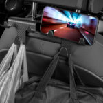 Universal Car Seat Back Hook Headrest Hanger Bag Clothes Hanging Storage Hooks With Phone Holder Duarable Hook Auto Interior Accessories