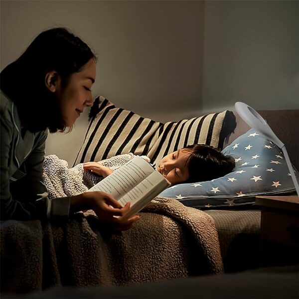 Usb talking light | Smart Voice Control Usb Light For Laptop, Sound Activated | Small Table Lamp, Flexible Goose Neck, for Bedroom, Bathroom, Hallway, Nursery, Kitchen Portable Outdoor LED Night Light - Image 12