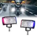 LED Work Light Driving Fog Light Red Blue Auxiliary Hi/Lo beam White Amber Spotlight Universal for ATV SUV for all bikes/car/trucks/jeep