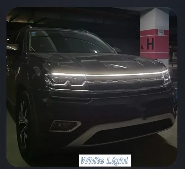 Car LED Hood Daytime Running Waterproof Flexible Light - White (180 Cm) (Random color) - Image 10