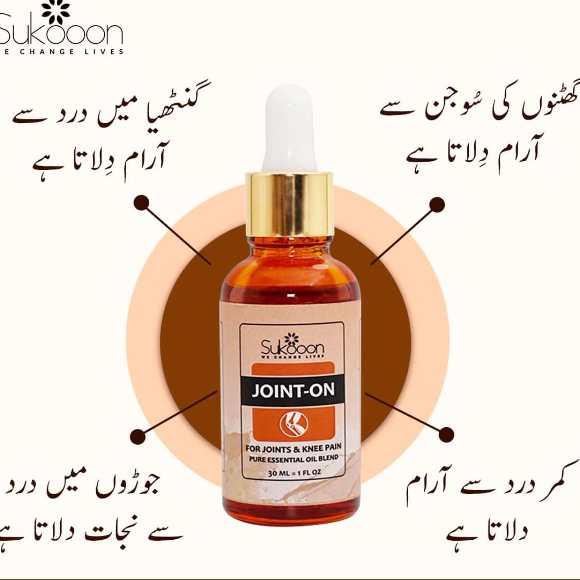 Sukoon Joint On Essential Oil Blend (30ml) - Image 3