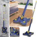 Cleaning Mop 360° Rotatable Adjustable Corner Mop Self Squeezing Wringing Mop Multifunctiona Rotating Mop for Floor Wall Window