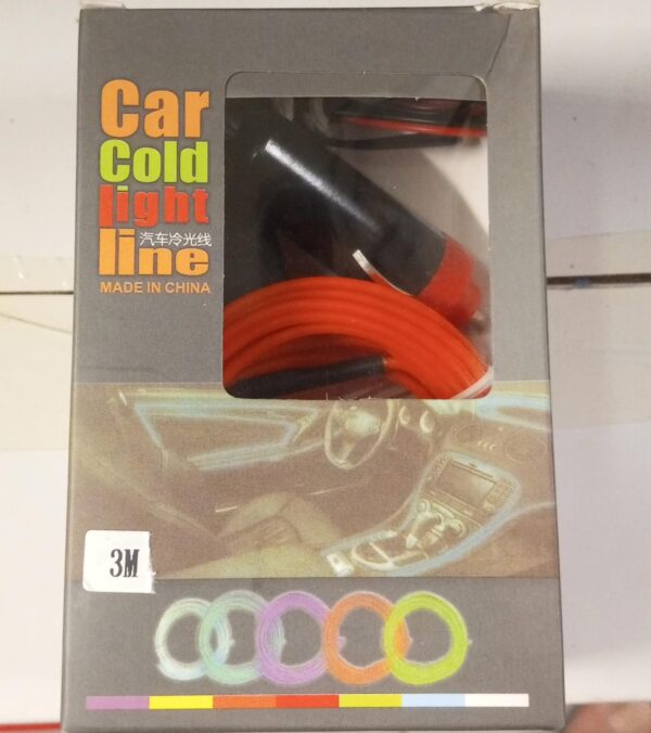 Cool Light EL Wire 3 Meter Dashboard & Interior Decoration (random color ) - Image 3
