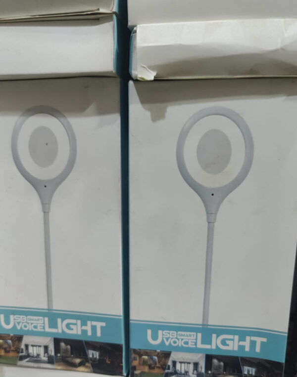 Usb talking light | Smart Voice Control Usb Light For Laptop, Sound Activated | Small Table Lamp, Flexible Goose Neck, for Bedroom, Bathroom, Hallway, Nursery, Kitchen Portable Outdoor LED Night Light - Image 14
