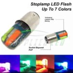 Bike Back Light Bulb with Flasher 7-Color Led Brake Light, 2 Modes Bulb Fit in all bikes