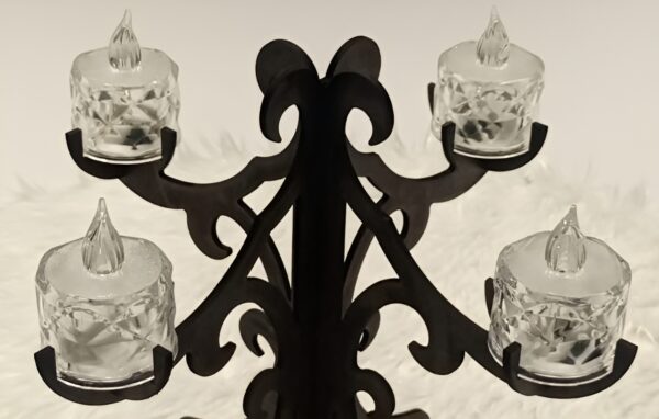 Candle Holder Vintage Style Candle Stand for Dining Room Decoration Wedding Home Decor Candlestick - Image 4