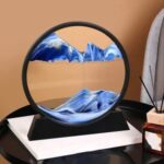 3d Moving Sands capes Frame | 7 Inch Sand Lamp ( Random Color )