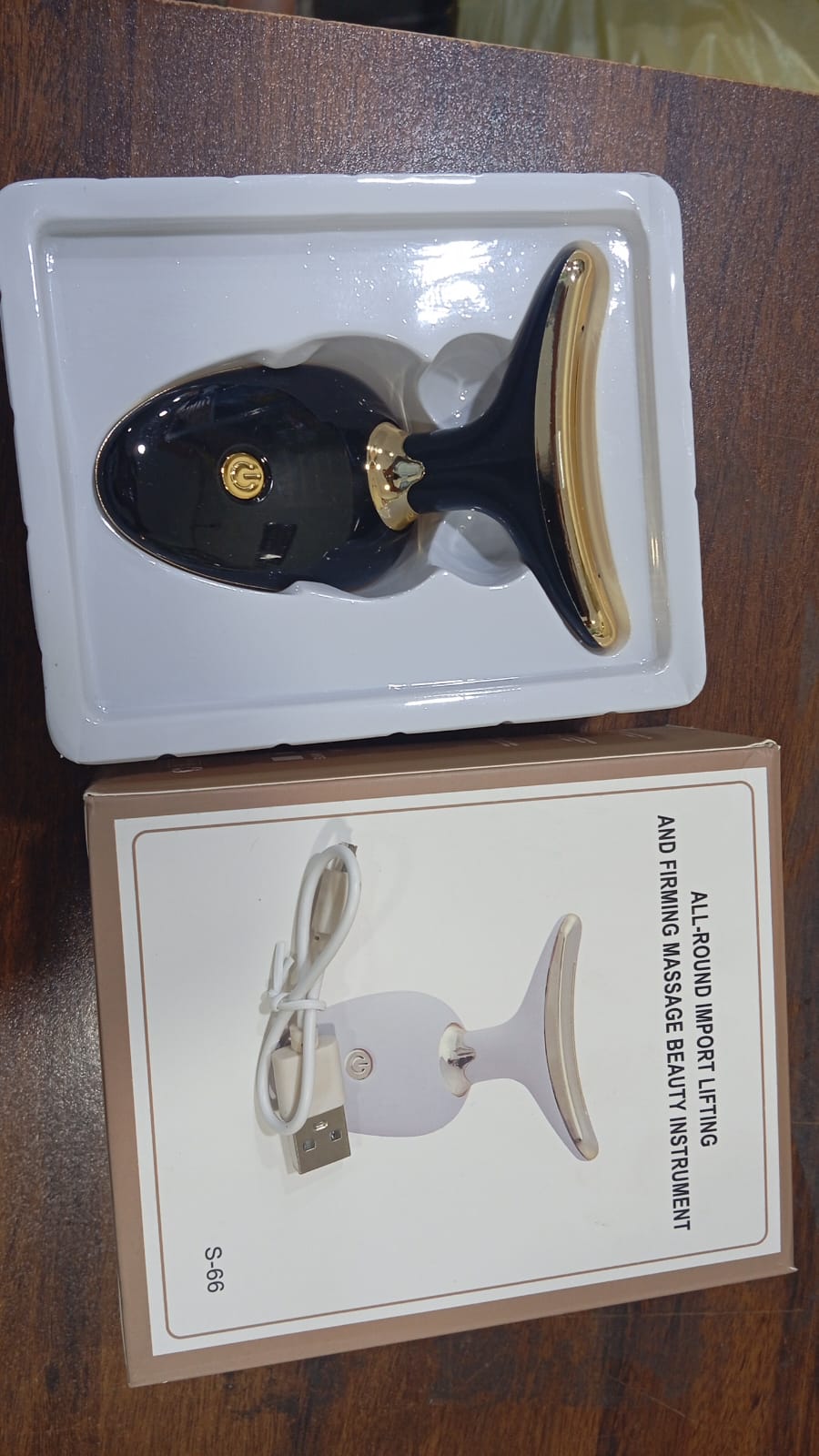 EMS Face Lifting Massager With Red Light Therapy | Facial, Neck & Eye Microcurrent Vibrating Massage Tool | Anti-Wrinkle Skin Tightening Device (Random Color) - Image 3