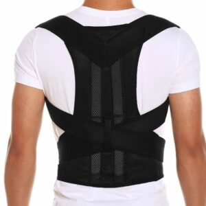 Adjustable Magnetic Posture Corrector Back Brace Support Belt For Upper Back Pain Relief – Standard Size